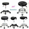 Round/Saddle 360°Rotation Adjustable Stool Facial Massage Spa Salon Chair