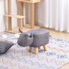Animal Ottoman Footstool Padded Cushion Pouffe Stool Rest Children Toy Kid Chair