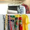Clothes Pants Trouser Hanger,Multi Layer Storage Rack Closet Space Saver S Shape