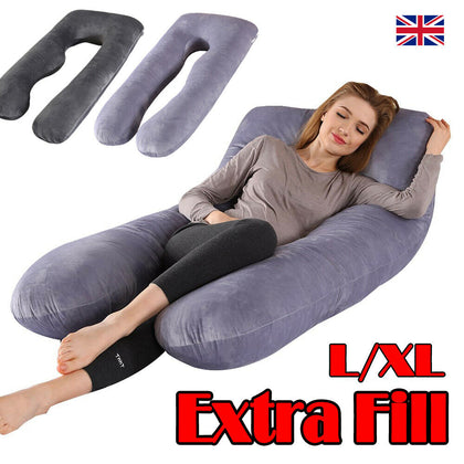 Extra Big Full Body Support Nursing Maternity Back Pillow Pregnancy Cushion L/XL