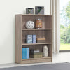 Essentials 3 4 Tier Cube Bookcase Display Shelving Storage Unit Wood Furniture