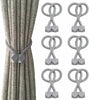 2X Strong Magnetic Curtain Tie Backs Buckle Clips Holdbacks Rope Tiebacks Home