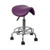 Salon Saddle Stool Swivel Hairdress Beauty Chair Hydraulic Lift Adjustable Seat