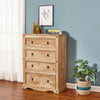 Corona Chest of Drawers Rustic 4 Drawer Mexican Solid Pine Waxed Bedroom Storage
