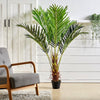 140cm Realistic Areca Palm Tree Artificial Exotic Tropical Potted Greenery Plant