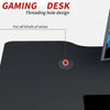 K-Shaped Gaming Desk w/ Headphone Hook PC Computer Home Office Workstation UK
