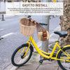 Lady and Kids Rattan Wicker Basket Woven Bike Bicycle Handlebar Natural Weaving