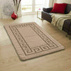 NON SLIP ROCCO PLAIN RUGS LIVING ROOM BEDROOM HALLWAY RUG /MAT/ RUNNER