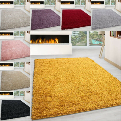 Thick Large Shaggy Rugs Non Slip Hallway Runner Rug Bedroom Living Room Carpet