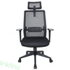 Ergonomic Office Chair Mesh Back Height Adjustable Wheels Gas Lift Computer Desk