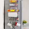 5-Tier Kitchen Freezer Fridge Hanging Rack Storage Holder Side Shelf Organizer