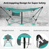 Portable Folding Hammock Outdoor Garden Swing Chair Seat W/ Stand-Folds Camping