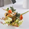 13 Heads Silk Peony Artificial Flowers Peony Wedding Bouquet Home Party Decor