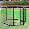 6/8 Panel Pet Play Pen Puppy Dog Animal Exercise Run Cage In/Outdoor Metal Fence