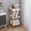 3 Tier Wooden Bookcase Storage Shelves Unit Corner Side End Display Plant Stand