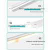 USB Rechargeable Strip Wireless PIR Motion Sensor LED Light Cabinet Closet Lamp