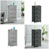 Fabric Chest of Drawers Cabinet Storage Unit Bedside Table with 2/3/4/5Drawers
