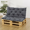 Garden Patio Bench Cushion Pad 3 Seater Tufted Pallet Swing Chair Seating Mat