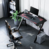 Gaming Desk Gaming Table K-Shaped Computer Desk Gamer Desk with Full Equipment