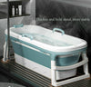Folding Bathtub Adult Kid Portable Spa Sauna Bath Bucket Soaking Water Tub