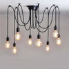 Vintage Ceiling lights chandelier black industrial pendant lamp shades spider UK