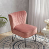 Modern Hairpin Leg Sofa Chair Velvet Padded Occasional Living Room Bedroom Chair