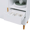 Small Sideboard Cupboard Display Cabinet Storage with 2 Drawers & 1 Doors