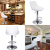 2pcs Bar Stools Breakfast Swivel Gas Lift Kitchen Stools Leather Chairs Comfort