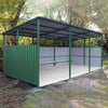 Mondeer 12 PCs Corrugated Roof Sheets Profile Galvanized Metal Roofing Carport