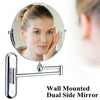 Large Wall Mounted Folding Extending Makeup Shaving Magnifying Bathroom Mirror