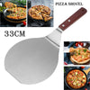 Pizza Peel Shovel Stainless Steel Paddle Pancake Oven Baking Tool Wood Handle