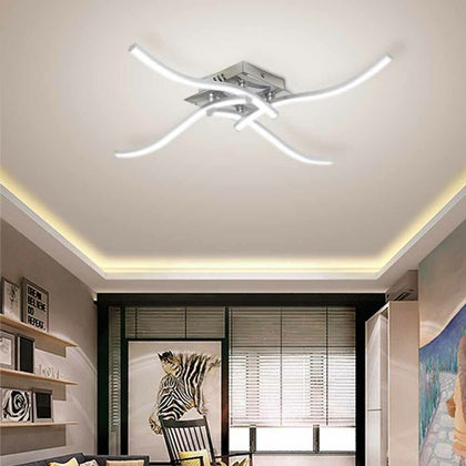 LED 4 Light Ceiling Lights Chandelier Bright Lamp Living Room Bedroom Kitchen