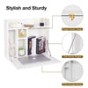 Wall Mounted Table Folding Home Office Computer Desk Floating Storage Cabinet UK
