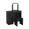 Modern Dressing Table Vanity Makeup Jewellery Desk 3 Drawer &Mirror Bedroom UK