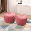 Nordic Pumpkin/Peach Shape Pouffe Stool Sofa Footrest Hallway Seat Ottoman Chair