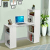 White H-Shaped Computer Desk Large Gaming Table Office Desk Study Workstation