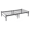 Metal Bed Frame Trundle Single Bed Guest Bed Sofa Bed Sustainable Black/White