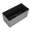 Large Linen Folding Storage Ottoman Pouffe Double Seat Foot Stool Storage Boxes