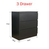 Modern Bedside Table Cabinet 2/3/4 Chest of Drawers Storage Nightstand Bedroom