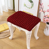 UK Stretch Jacquard Makeup Stool Cover Seat Protector Removable Cushion Cover