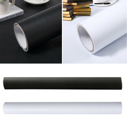 Matt Contact Paper Self-Adhesive Cabinet Cupboard Sticker Furniture Cover Roll
