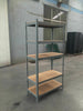 GALVANISED - 5 TIER METAL SHELVING UNIT STORAGE RACKING SHELVES GARAGE WAREHOUSE