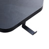 Black Gaming Computer Desk Table LED K Design Steel Frame Headphone Holder New