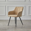 2 Pcs Dining Chairs Armchair PU / Velvet Kitchen Dining Room Restaurant Office