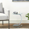 Sofa Side Table Glass Coffee Snack Coffee Desk Laptop Stand End for Living Room