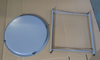 Folding Tray Side Table Contemporary End Metal Detachable Tray * 24HR DELIVERY
