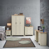 Lisbon 2+2 4 Drawer Chest Storage Bedroom Cabinet Furniture Cream Oak