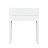 Dressing Table Wood Vanity Makeup Desk with 4 Storage Drawers and Shelves White