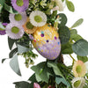 Easter Egg Wreath Artificial Front Door Garland Spring Wreath Decor w/ LED Light