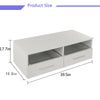 Modern TV Unit Cabinet Stand High Gloss Doors 100cm with LED Lights Drawers